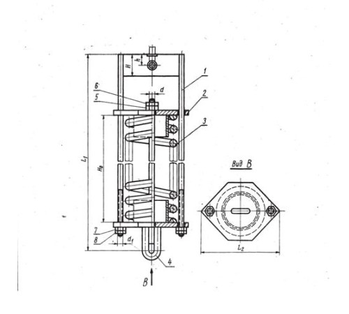 Блоки пружин подвесок стальных трубопроводов в Пинске