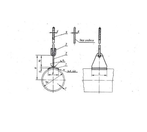 Блоки приварные с накладкой подвесок трубопроводов в Пинске