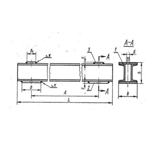 Балки опорных подвесок трубопроводов в Пинске