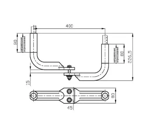 Аппаратные зажимы типа 2А2А для ЛЭП в Пинске