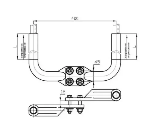Аппаратные зажимы типа 2А4А в Пинске для ЛЭП