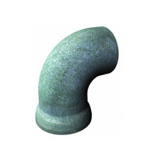 Колено раструб - гладкий конец чугунное