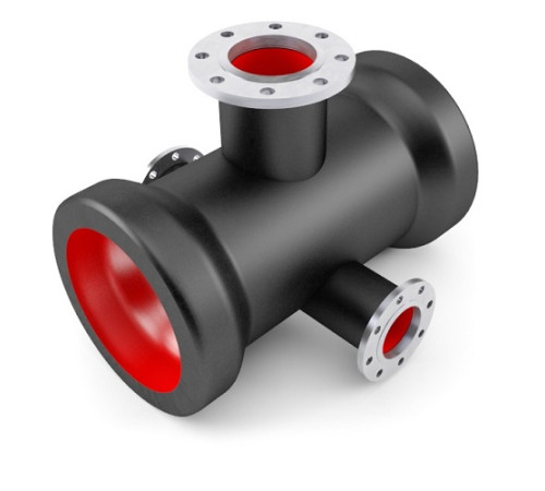 Кресты чугунные фланец-раструб с пожарной подставкой в Пинске