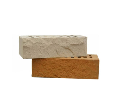 Облицовочные силикатные пустотелые рельефные еврокирпичи в Пинске