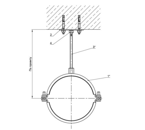 Крепления трубопроводов к перекрытию в Пинске для юрлиц