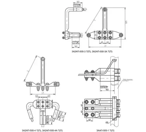 Аппаратные зажимы 3А2АП, ЗААП, 4А6АП, 5А2АП в Пинске