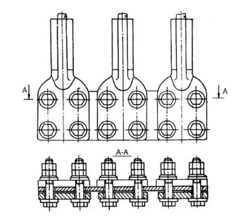 Аппаратные зажимы типа 3А4А в Пинске для ЛЭП
