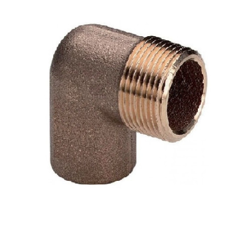 Медные угловые переходы с наружной резьбой в Пинске