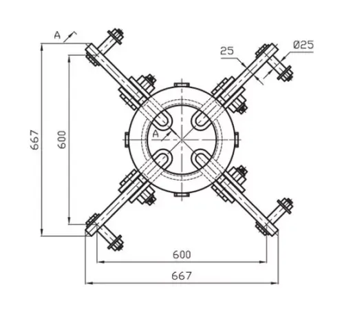 Коромысла лучевые типа КЛ в Пинске для ЛЭП
