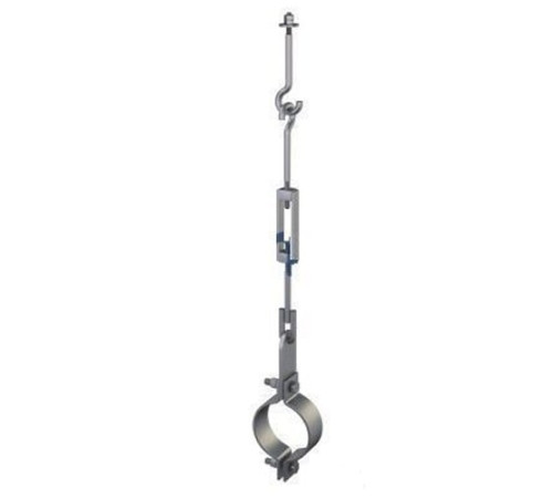 Подвески одной трубы на тяге в Пинске для трубопроводов