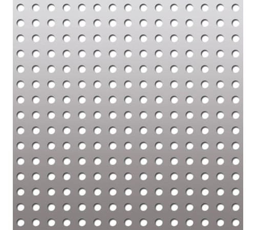 Перфорированные листы RV с круглыми отверстиями 1х2 м в Пинске