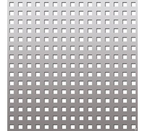 Перфорированные листы Qg с квадратными отверстиями 1х2м в Пинске