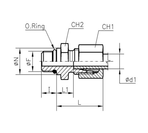 Штуцеры ввертные UNF с уплотнением в Пинске
