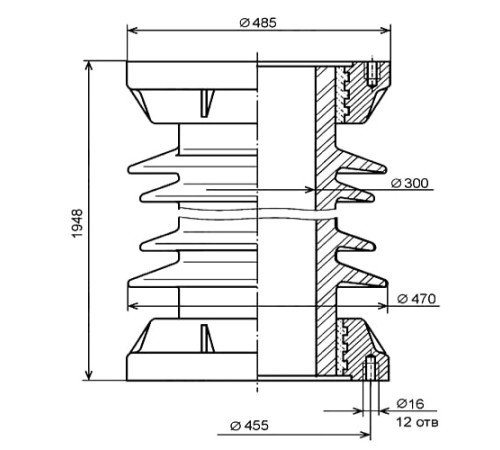 Армированные покрышки ПВЭ для элегазовых выключателей в Пинске