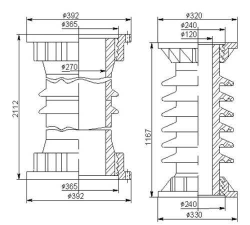 Армированные покрышки ПВМО для выключателей в Пинске