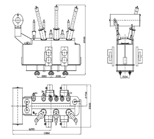 Силовые автотрансформаторы 220-500 кВ в Пинске
