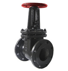 Чугунная параллельная двухдисковая задвижка с выдвижным шпинделем