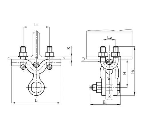 Узлы крепления типа КГ для ЛЭП в Пинске