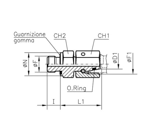 Штуцеры ввертные с уплотнением TN426 M в Пинске