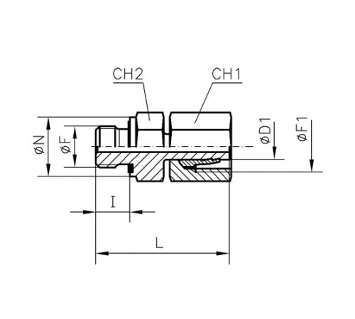 Штуцеры ввертные с уплотнением TN126 GG-M в Пинске