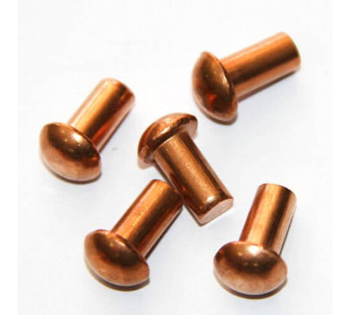Медные заклепки с полукруглой головкой в Пинске