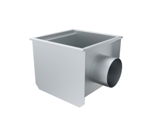 Нержавеющие трапы прямоугольные с горизонтальным выпуском в Пинске