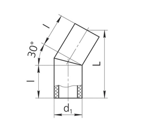 Оболочки на теплоизоляционные отводы 30° в Пинске