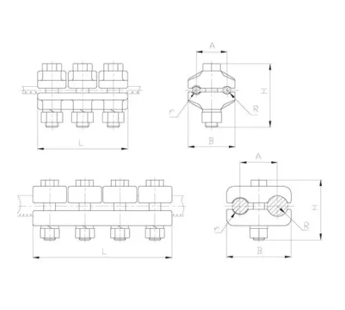 Плашечные зажимы типа ПАМ в Пинске и Беларуси