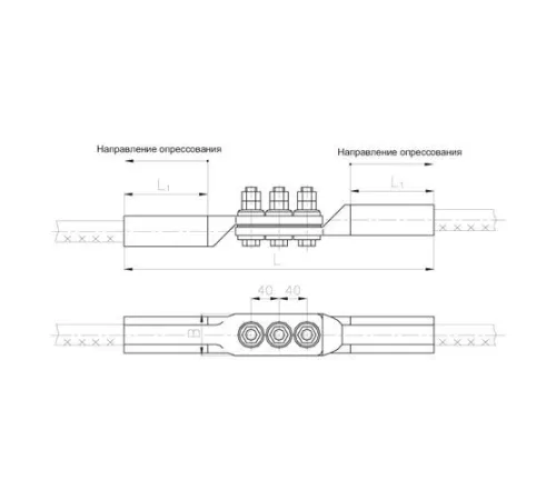 Переходные зажимы типа ПАС для ЛЭП в Пинске и Беларуси