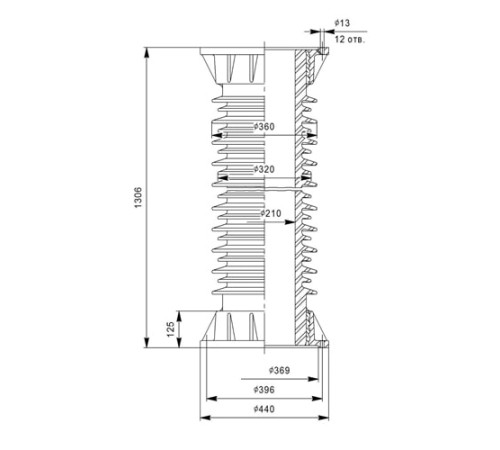 Фарфоровые армированные покрышки ПКДА для конденсаторов в Пинске