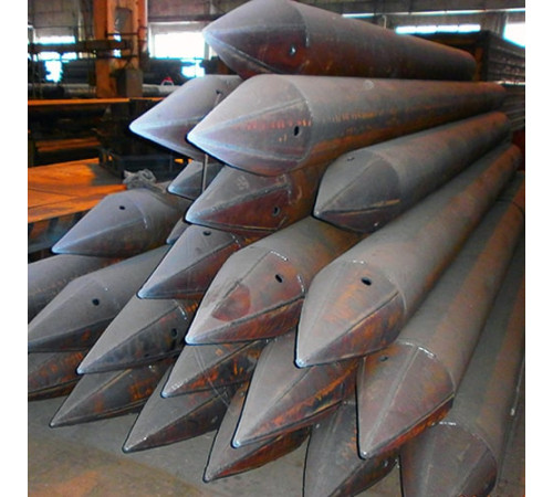 Конические стальные забивные сваи в Пинске и Беларуси