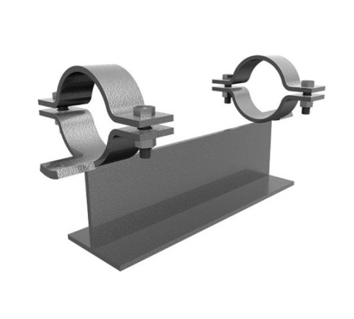 Тавровые хомутовые неподвижные опоры в Пинске