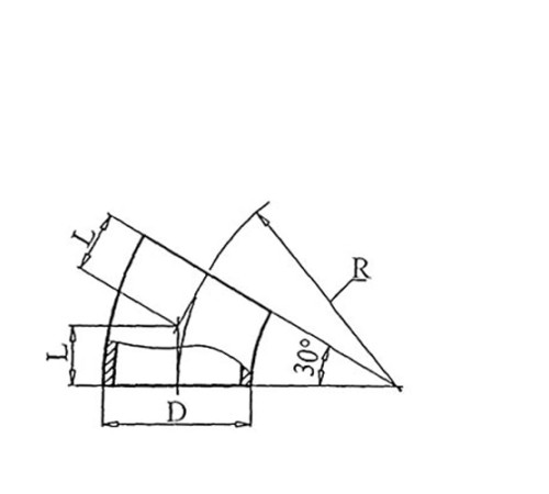 Теплоизоляционные отводы 30 градусов в Пинске