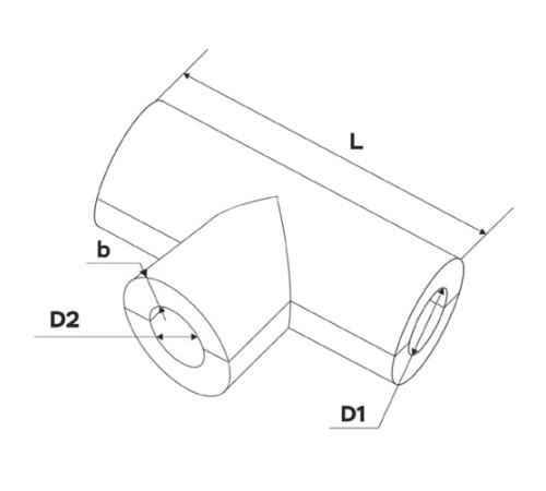 Теплоизоляционные равнопроходные тройки в Пинске