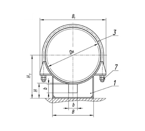Опоры ТПР.05.29.00.000 для трубопроводов в Пинске