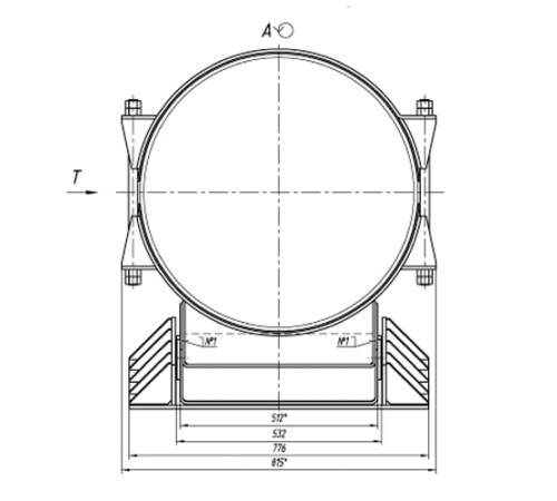 Опоры ТПР.08.13.00.000 в Пинске для трубопроводов