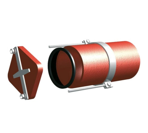 Безраструбные заглушки с прижимными скобами в Пинске