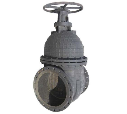 Задвижки клиновые чугунные фланцевые с редуктором в Пинске